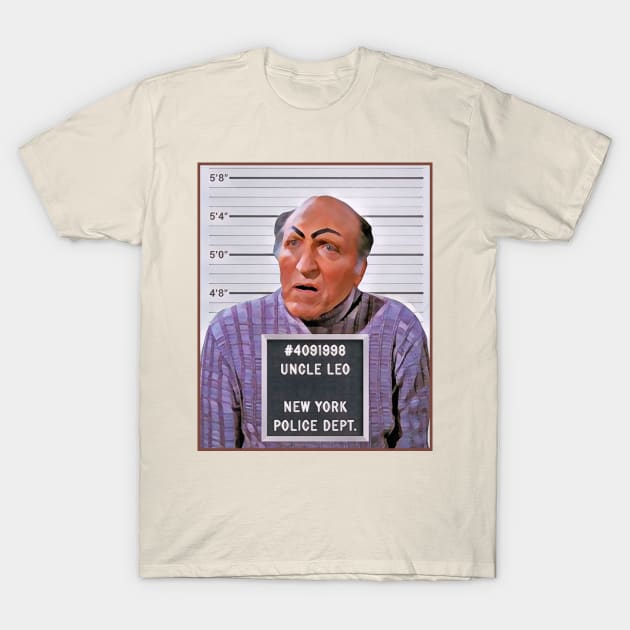 Uncle Leo Mugshot T-Shirt by ModernPop